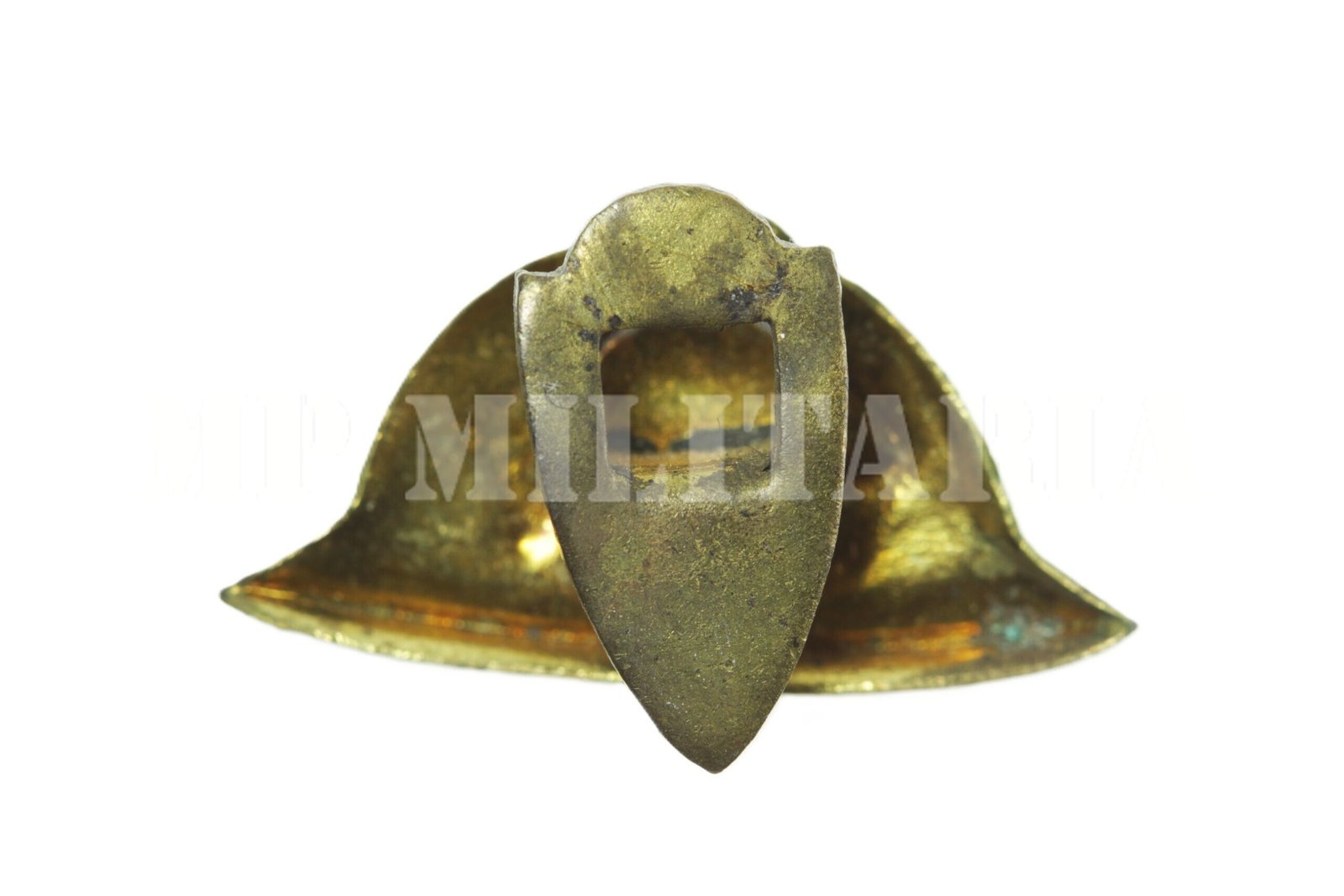 PIN CAPACETE COM BANDEIRAS • DOURADO – REVOLUÇÃO DE 1932 - Imagem 2