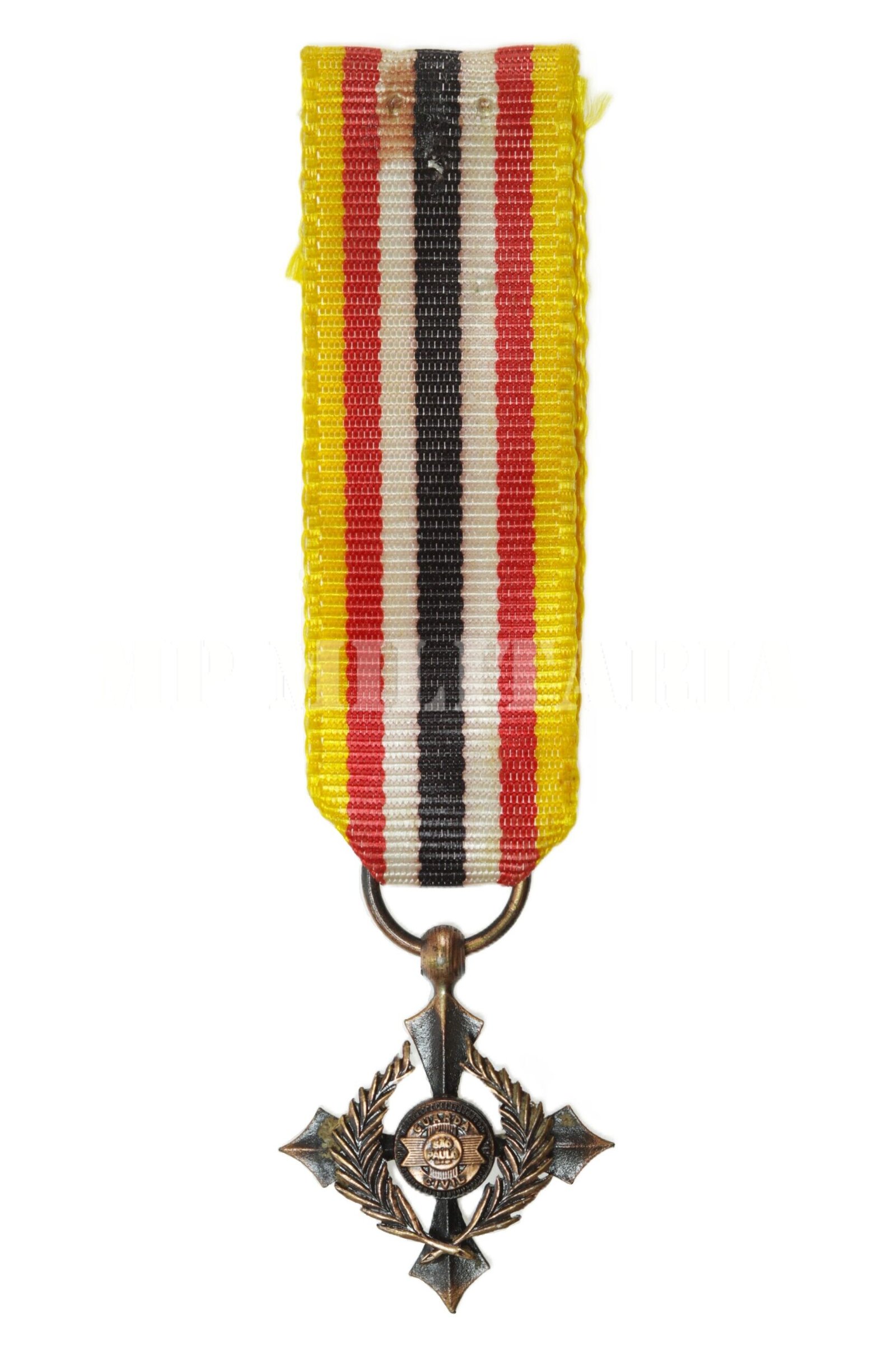 RARÍSSIMA MINIATURA DA MEDALHA CRUZ DE SERVIÇOS RELEVANTES GUARDA CIVIL DO ESTADO DE SÃO PAULO – MP FEB - Imagem 2