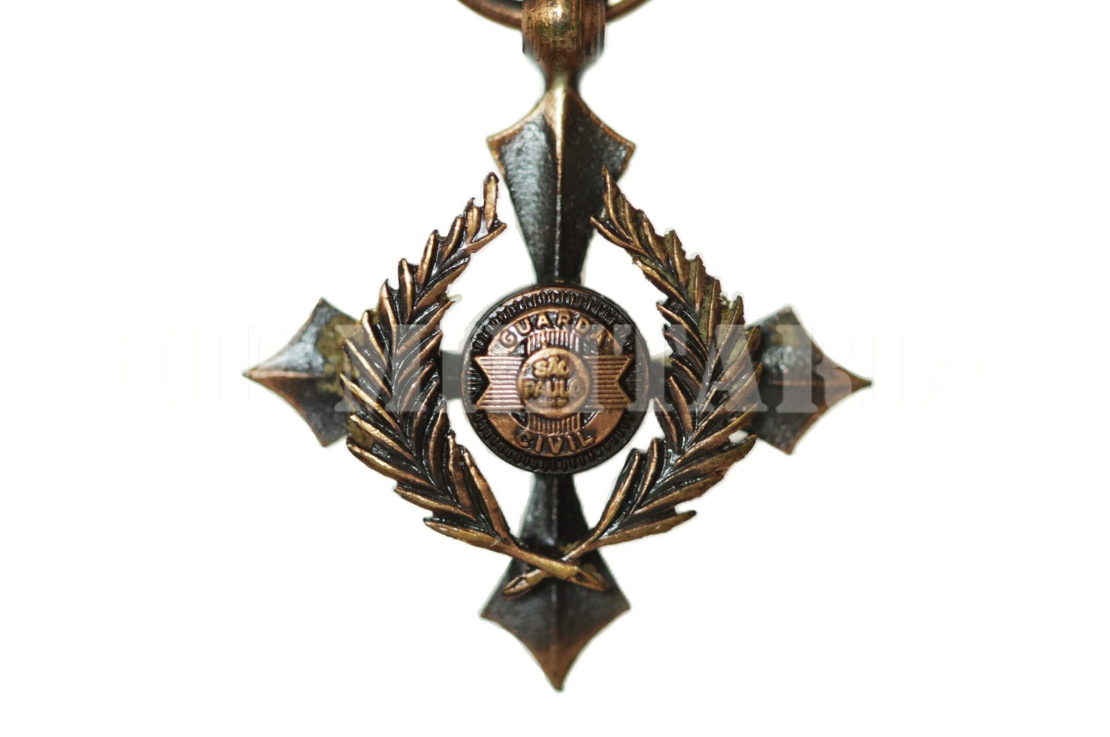 RARÍSSIMA MINIATURA DA MEDALHA CRUZ DE SERVIÇOS RELEVANTES GUARDA CIVIL DO ESTADO DE SÃO PAULO – MP FEB - Imagem 3