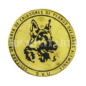 PIN DA SOCIEDADE URUGUAIA DE CACHORROS PASTORES ALEMÃES DO URUGUAI
