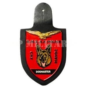 BADGE DA SEÇÃO DE CÃES DA POLÍCIA DA FORÇA AÉREA REAL DA NOVA ZELÂNDIA - RNZAF POLICE