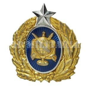 ANTIGA INSÍGNIA DE QUEPE / BARRETINA DA ACADEMIA DE POLÍCIA MILITAR DO BARRO BRANCO