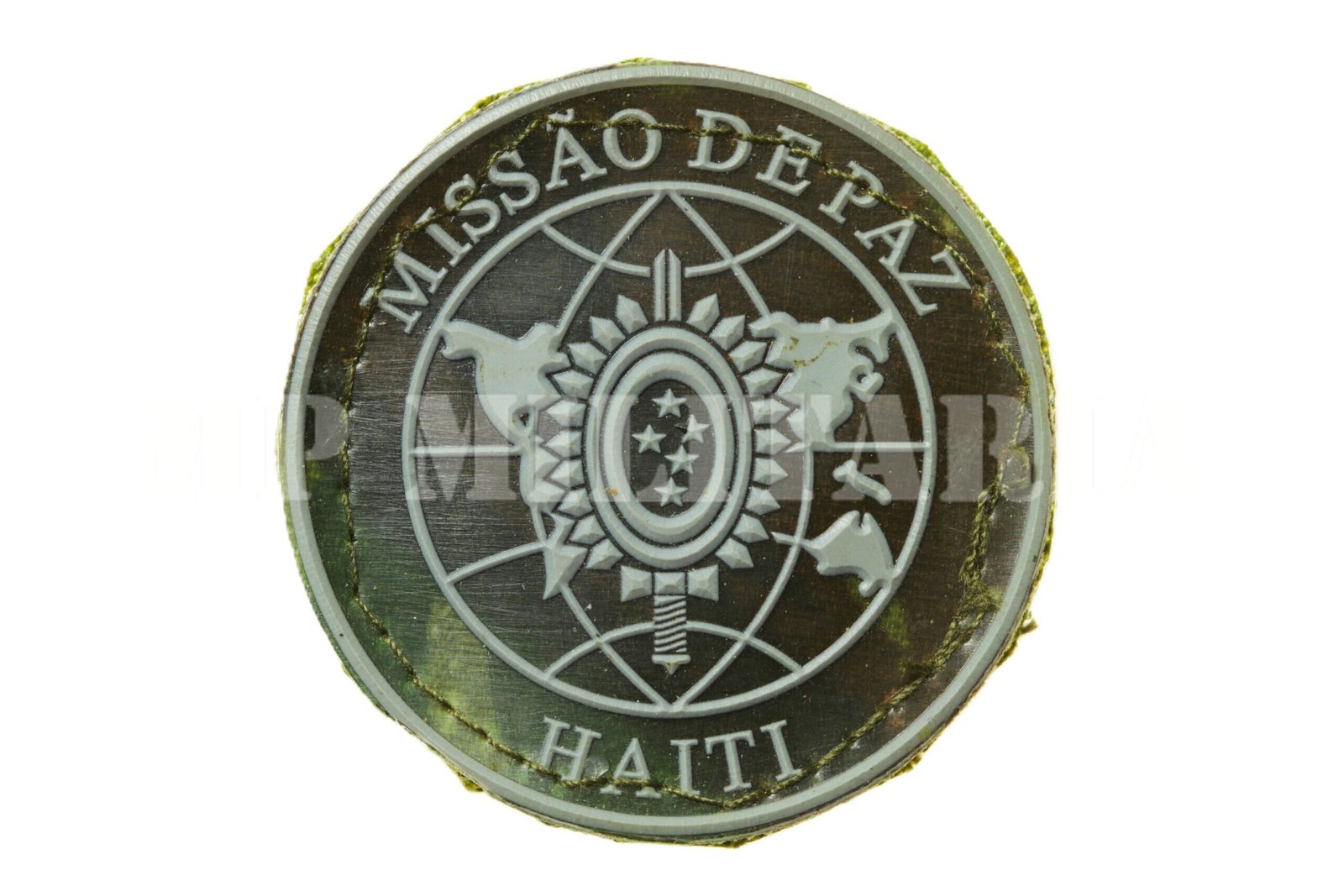 DISTINTIVO CAMUFLADO DA MISSÃO DE PAZ NO HAITI DO EXÉRCITO BRASILEIRO – ONU