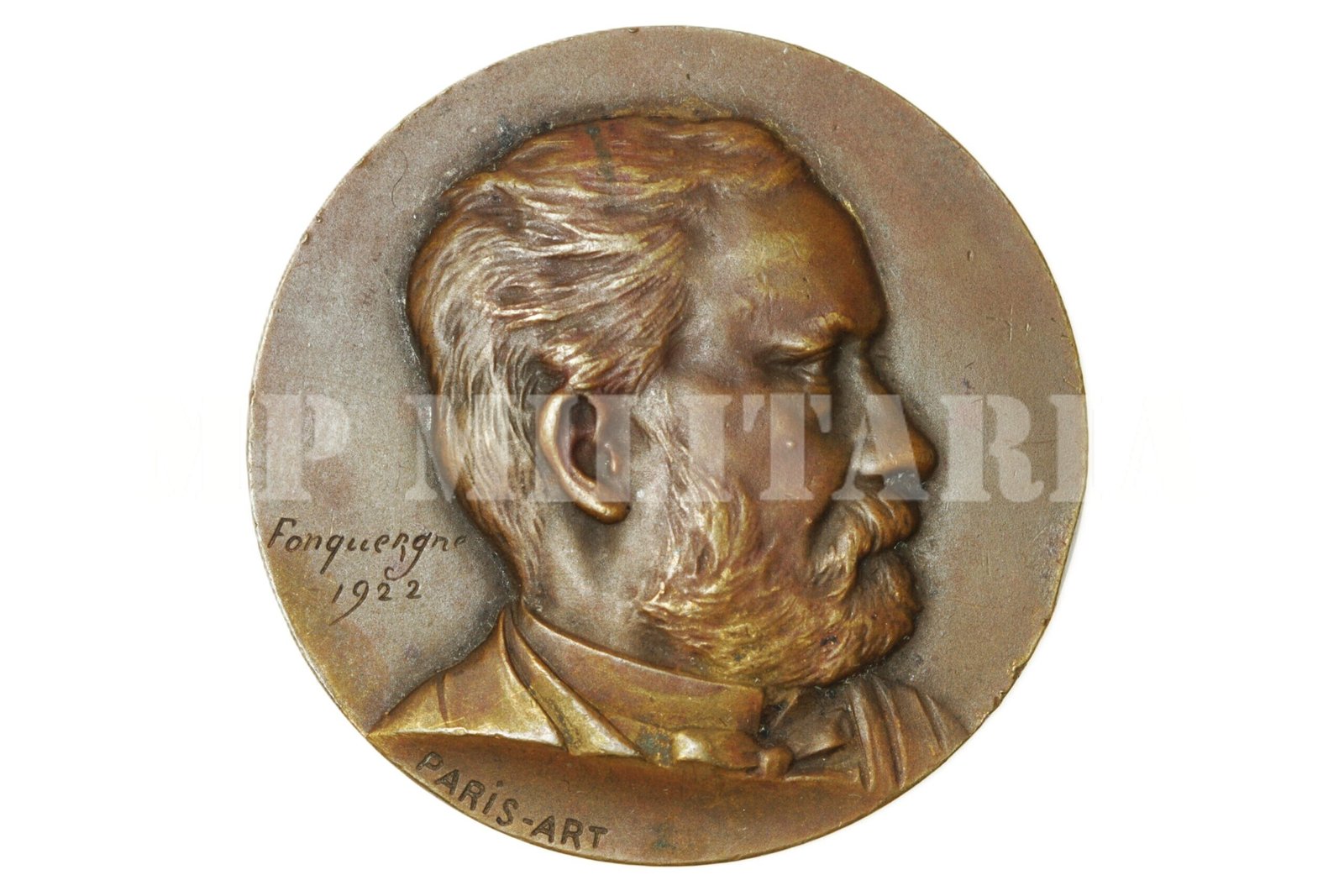MEDALHA FRANCESA DO CENTENÁRIO DE LOUIS PASTEUR – 1922