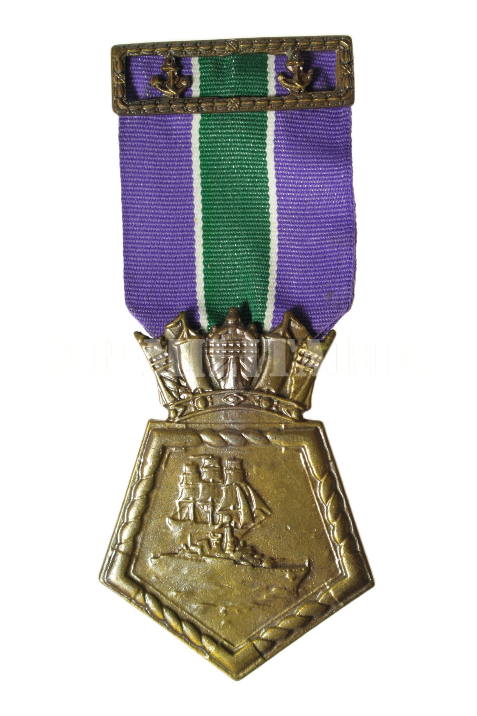 MEDALHA DO MÉRITO MARINHEIRO COM 2 ANCORAS - Imagem 2