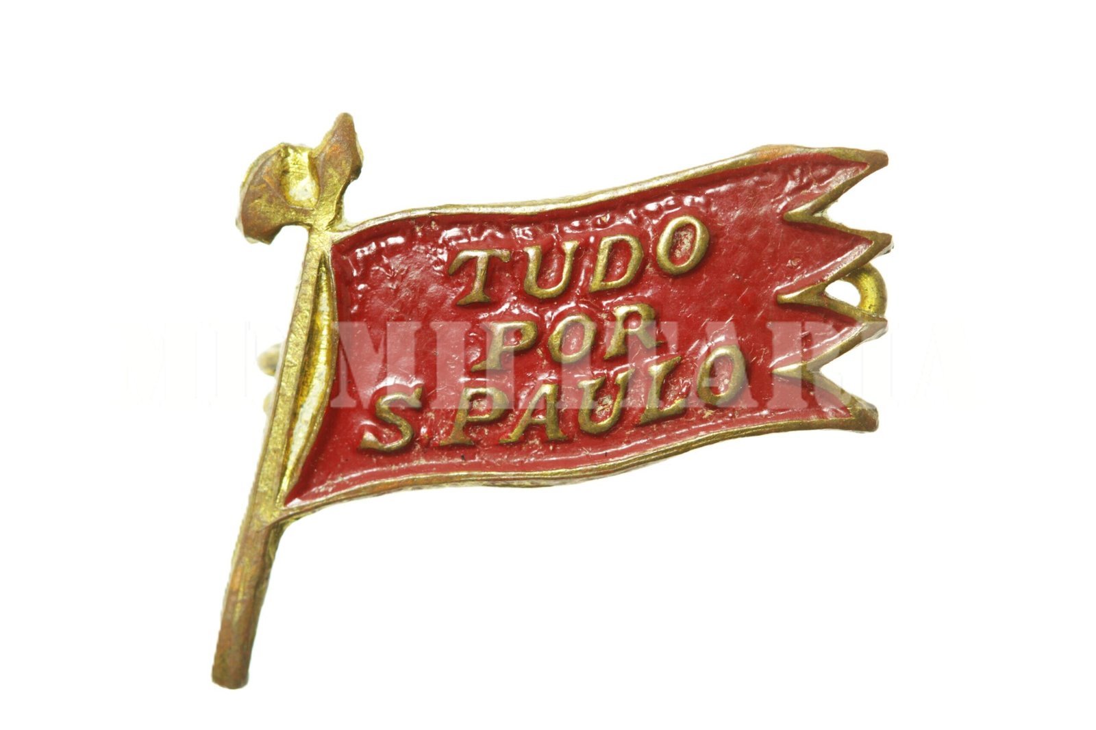 PIN BANDEIRA “TUDO POR SÃO PAULO” • PINTADO – REVOLUÇÃO DE 32