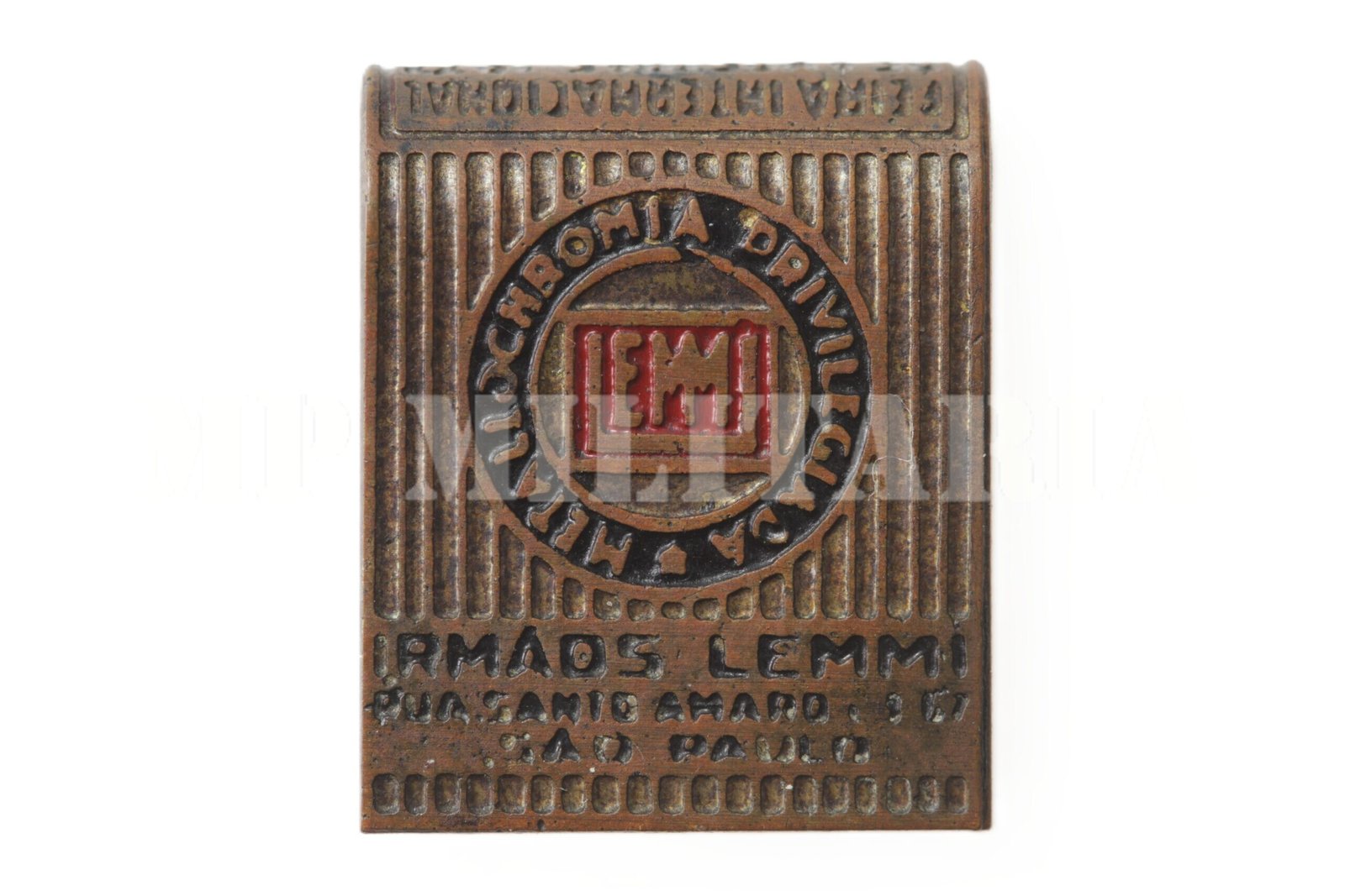 RARO PIN / DISTINTIVO BANDEIRAS DE SÃO PAULO E DO BRASIL – REVOLUÇÃO DE 1932 - Imagem 2