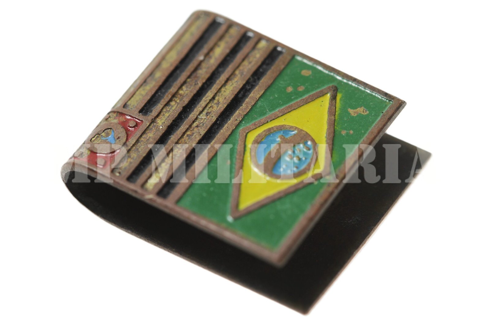 RARO PIN / DISTINTIVO BANDEIRAS DE SÃO PAULO E DO BRASIL – REVOLUÇÃO DE 1932 - Imagem 3