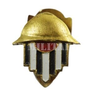 RARO PIN CAPACETE SOBRE LISTAS PAULISTAS – REVOLUÇÃO DE 1932