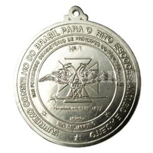 MEDALHA 160 ANOS SUPREMO CONSELHO DO BRASIL – RITO ESCOCÊS – MAÇONARIA