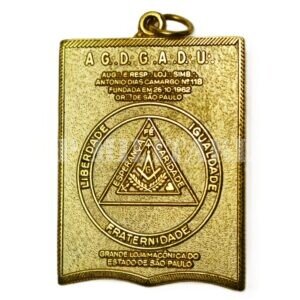 MEDALHA DO 33º ANIVERSÁRIO DA “GRANDE LOJA MAÇÔNICA DO ESTADO DE SÃO PAULO”