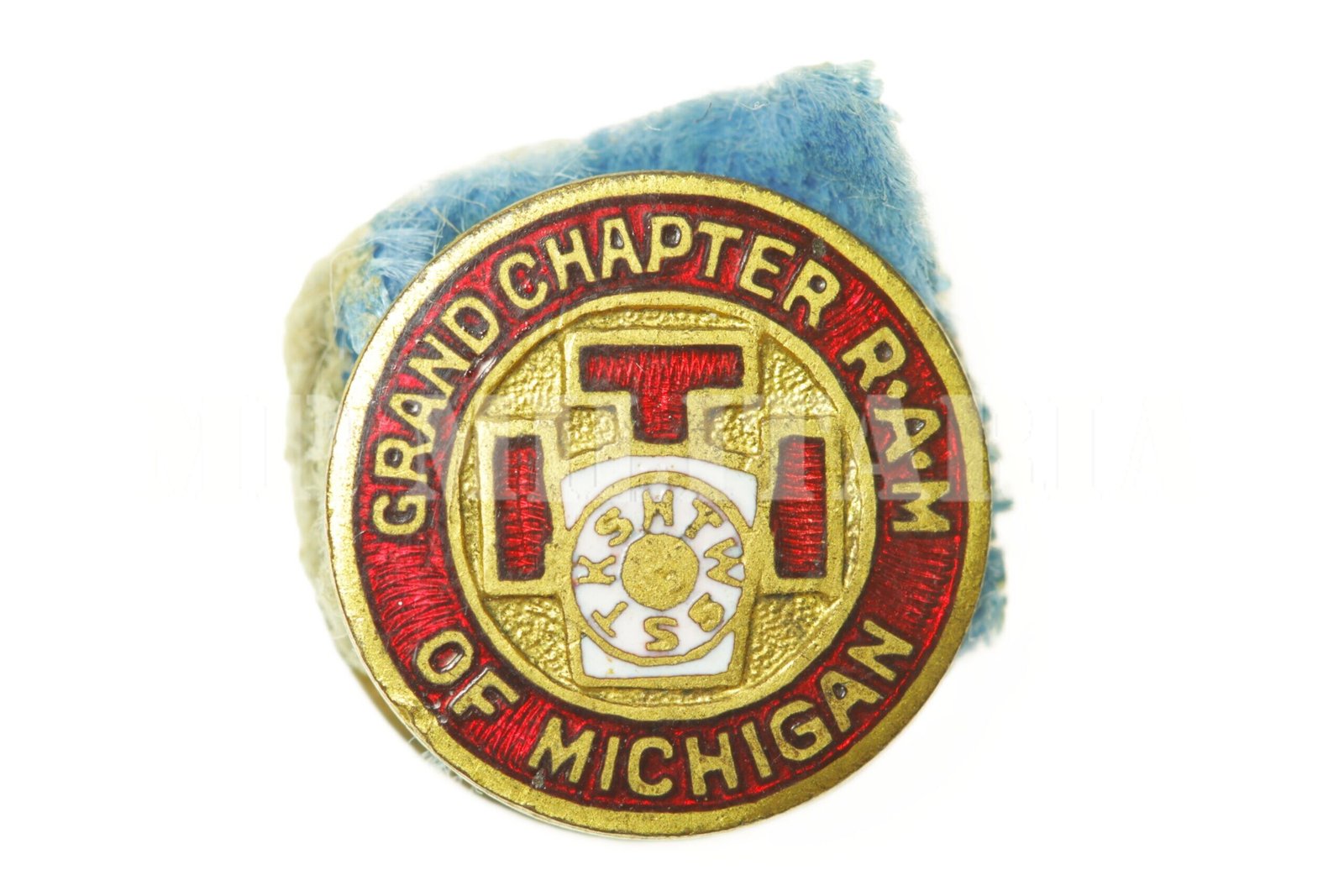 ANTIGO DISTINTIVO / PIN DE DA MAÇONARIA DO ESTADO DE MICHIGAN ESTADOS UNIDOS