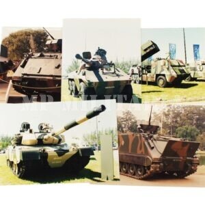 LOTE DE FOTOGRAFIAS DE CARROS DE COMBATE DO EXÉRCITO BRASILEIRO