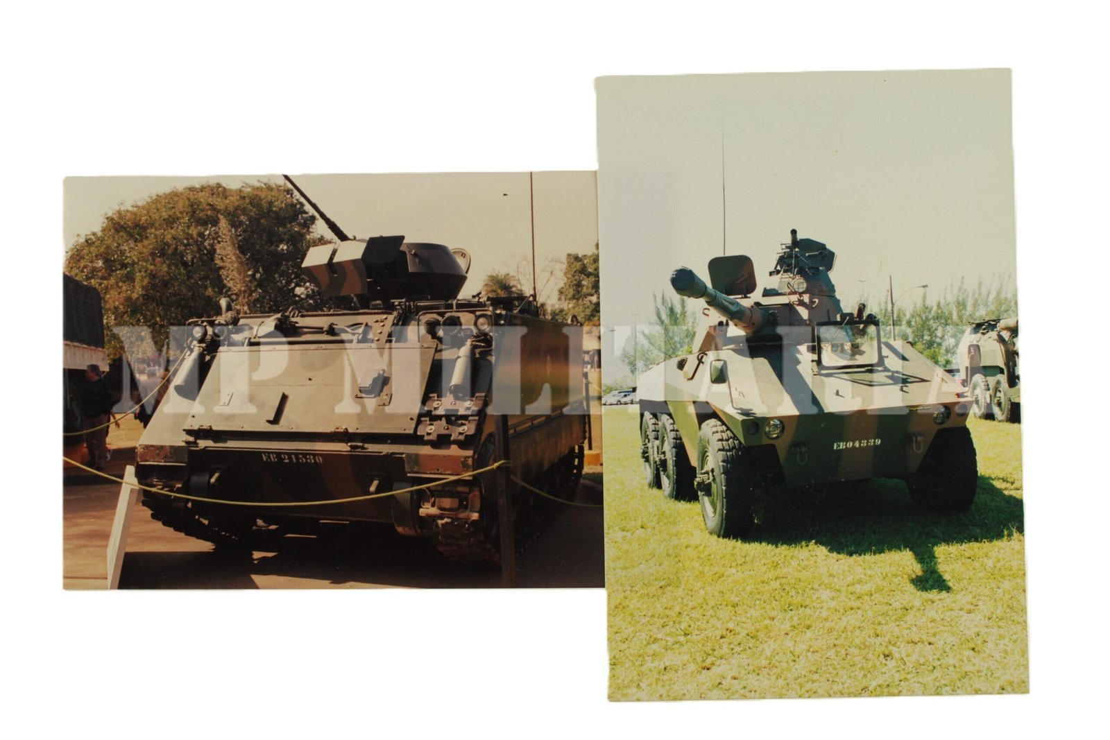LOTE DE FOTOGRAFIAS DE CARROS DE COMBATE DO EXÉRCITO BRASILEIRO - Imagem 3