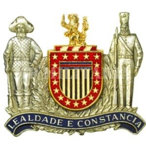 PLACA DO BRASÃO DA POLÍCIA MILITAR DE SÃO PAULO