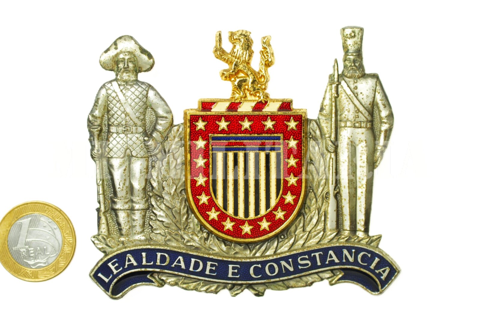 PLACA DO BRASÃO DA POLÍCIA MILITAR DE SÃO PAULO