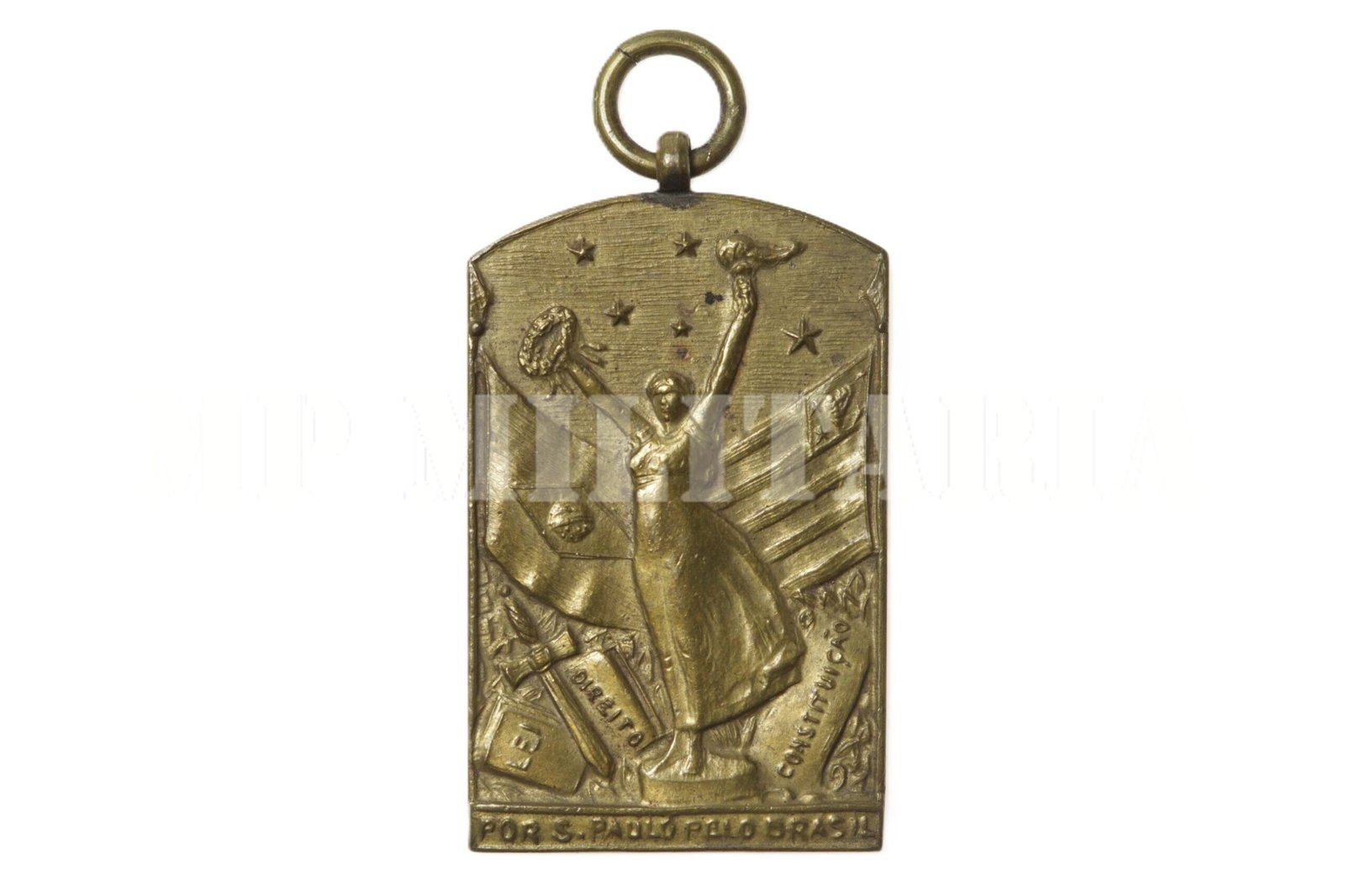 RARA MEDALHA LEI, DIREITO E CONSTITUIÇÃO – REVOLUÇÃO DE 1932