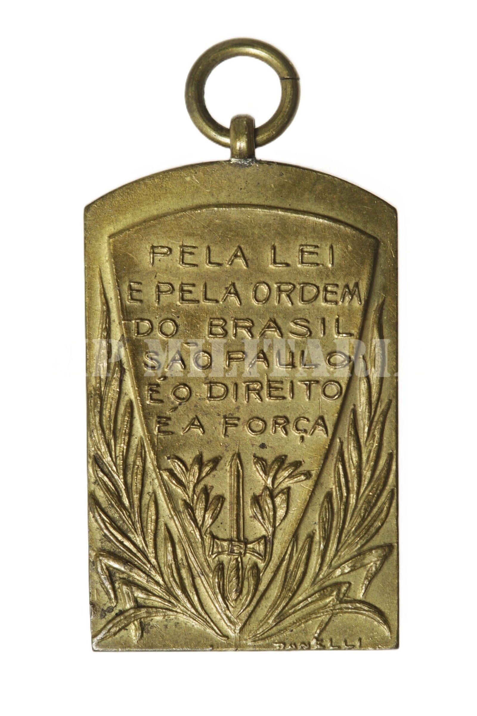RARA MEDALHA LEI, DIREITO E CONSTITUIÇÃO – REVOLUÇÃO DE 1932 - Imagem 3
