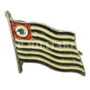 PIN BANDEIRA PAULISTA DE 13 LISTAS • COM MAPA DE SÃO PAULO – REVOLUÇÃO DE 32