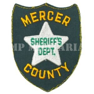 PATCH DO MERCER COUNTY SHERIFF’S DEPT. – ESTADOS UNIDOS