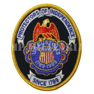 PATCH DO US CUSTOMS SERVICE DOS ESTADOS UNIDOS