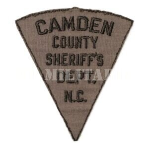 PATCH DO CAMDEN COUNTY SHERIFF’S DEPT. N.C. – ESTADOS UNIDOS