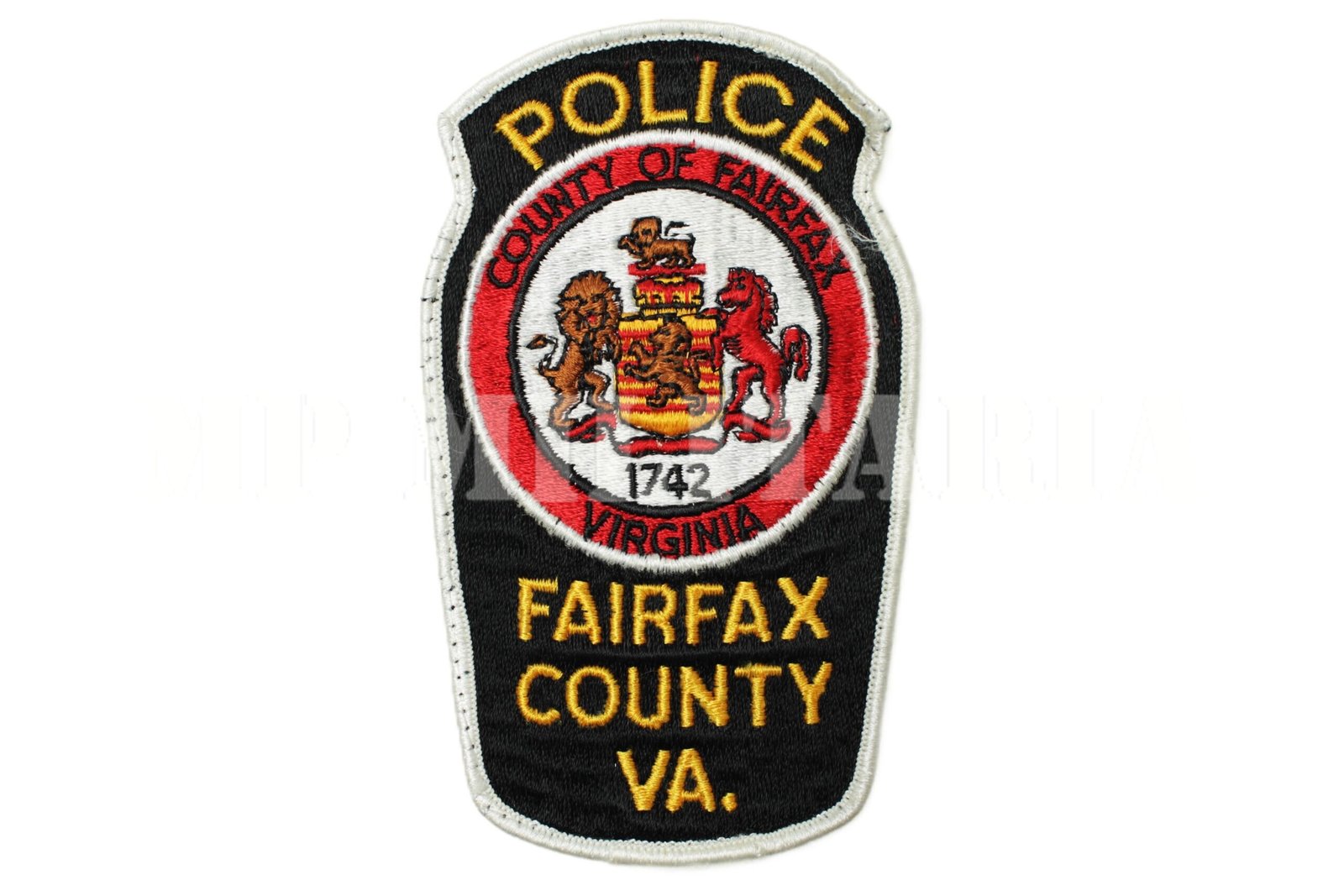 PATCH DO FAIRFAX COUNTY POLICE DEPARTMENT VA – ESTADOS UNIDOS