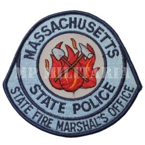 PATCH DE MASSACHUSETTS STATE POLICE • FIRE MARSHAL’S OFFICE CORPO DE BOMBEIROS