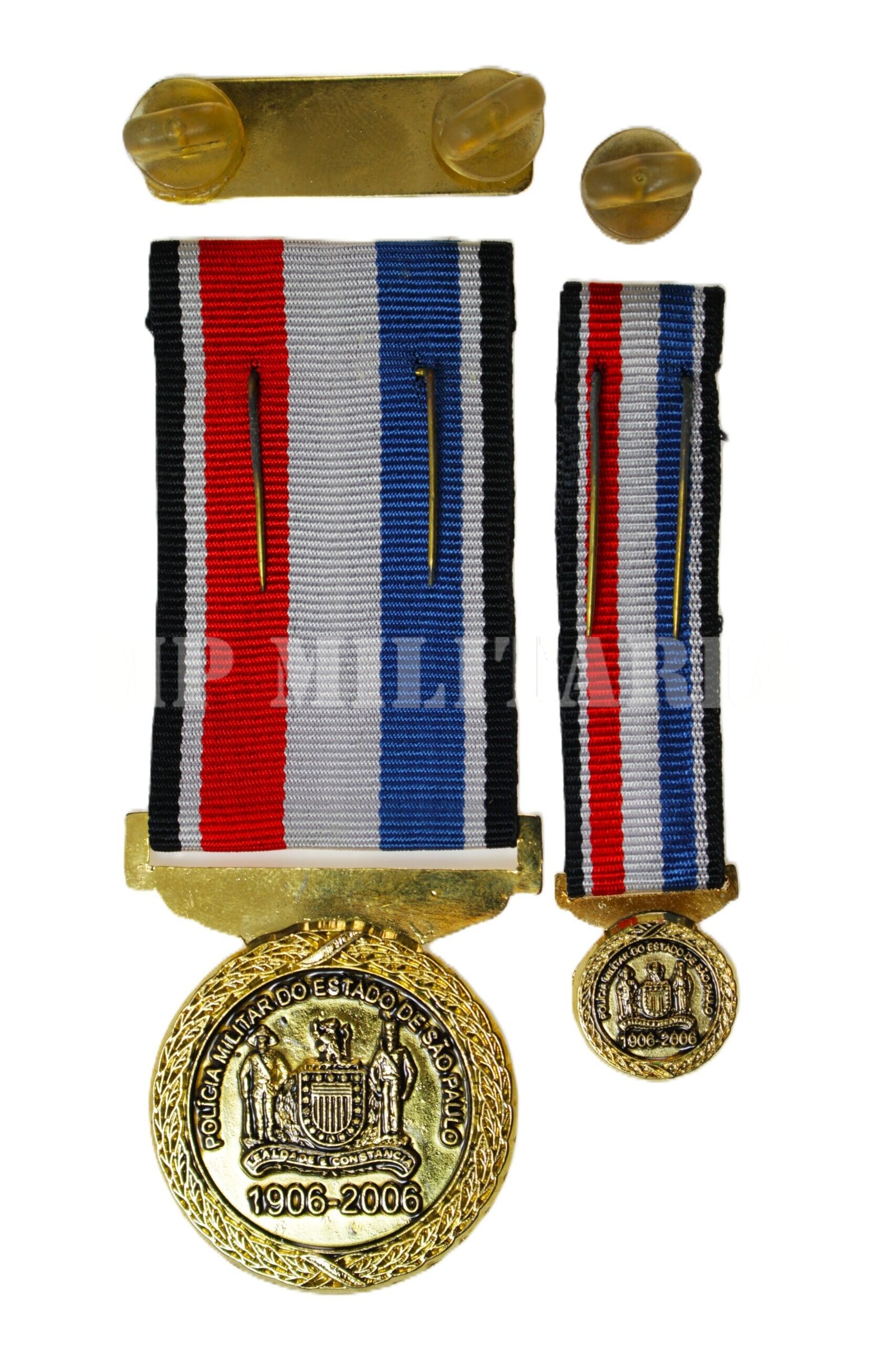MEDALHA CORONEL PAUL BALAGNY, DA POLÍCIA MILITAR DE SÃO PAULO - Imagem 8