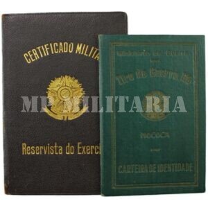 CONJUNTO DE DOCUMENTOS, IDENTIDADE DO TIRO DE GUERRA DE MOCOCA E RESERVISTA