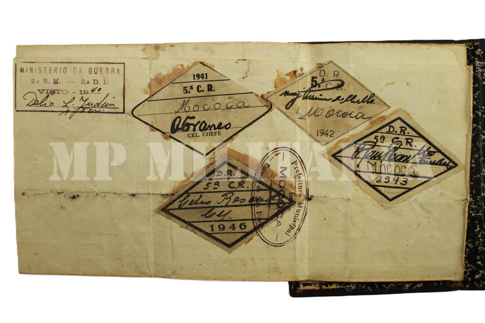 CONJUNTO DE DOCUMENTOS, IDENTIDADE DO TIRO DE GUERRA DE MOCOCA E RESERVISTA - Imagem 7