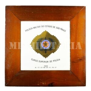 PANÓPLIA DO CURSO SUPERIOR DE POLÍCIA CSP, DA POLÍCIA MILITAR DE SÃO PAULO – 1982