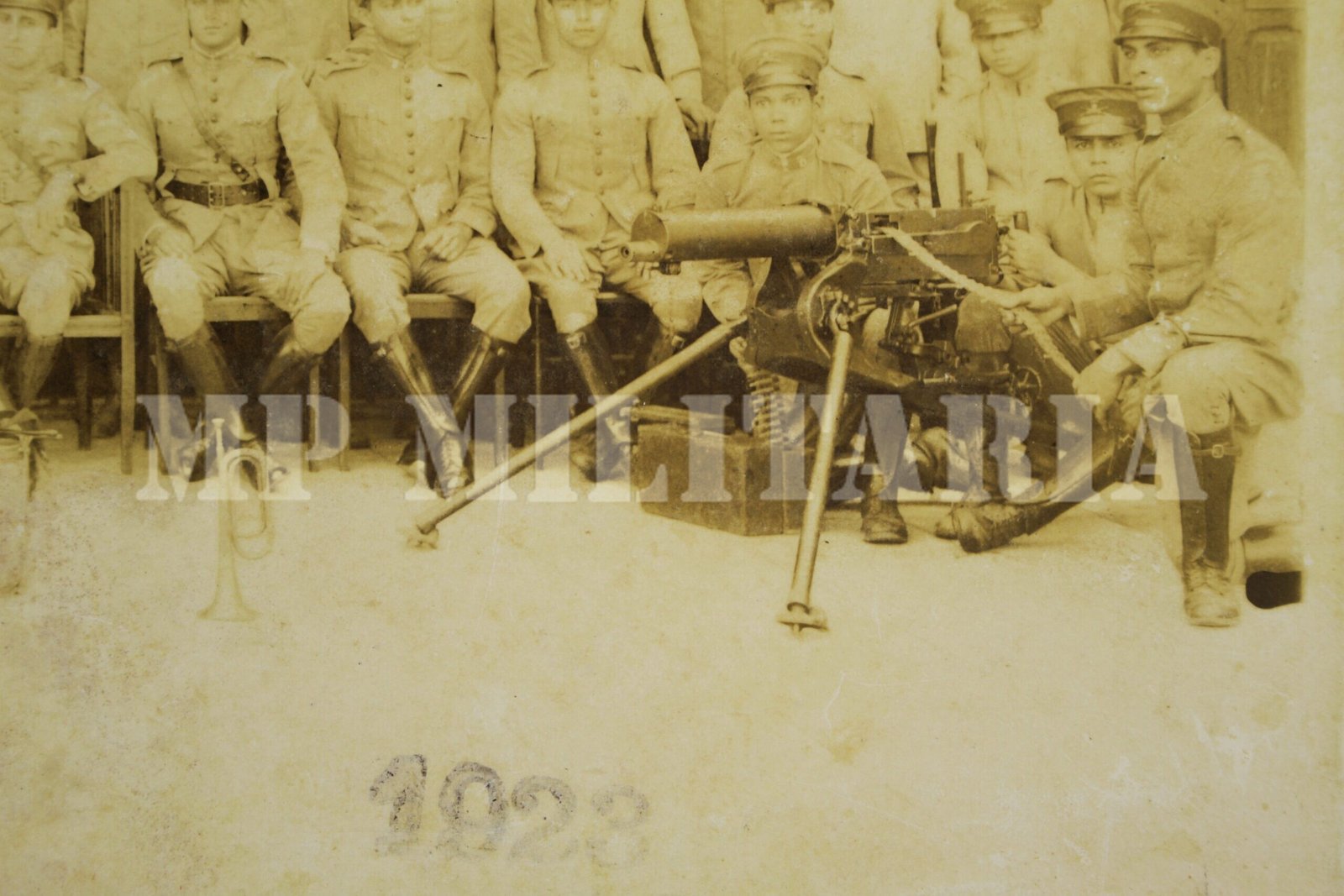 FOTOGRAFIA DA 3ª CIA DE METRALHADORAS DO EXÉRCITO BRASILEIRO – 1923 - Imagem 3