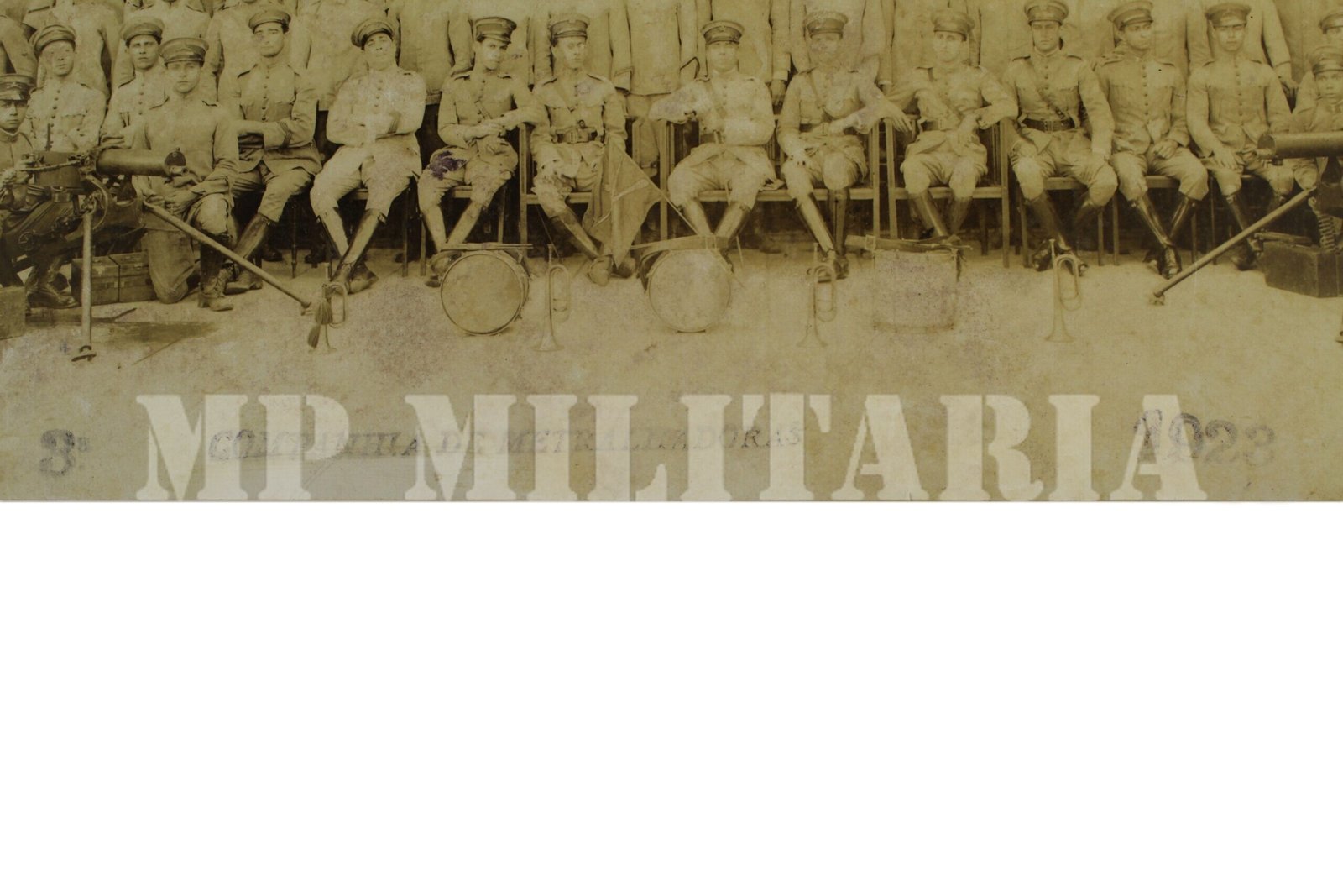 FOTOGRAFIA DA 3ª CIA DE METRALHADORAS DO EXÉRCITO BRASILEIRO – 1923 - Imagem 4