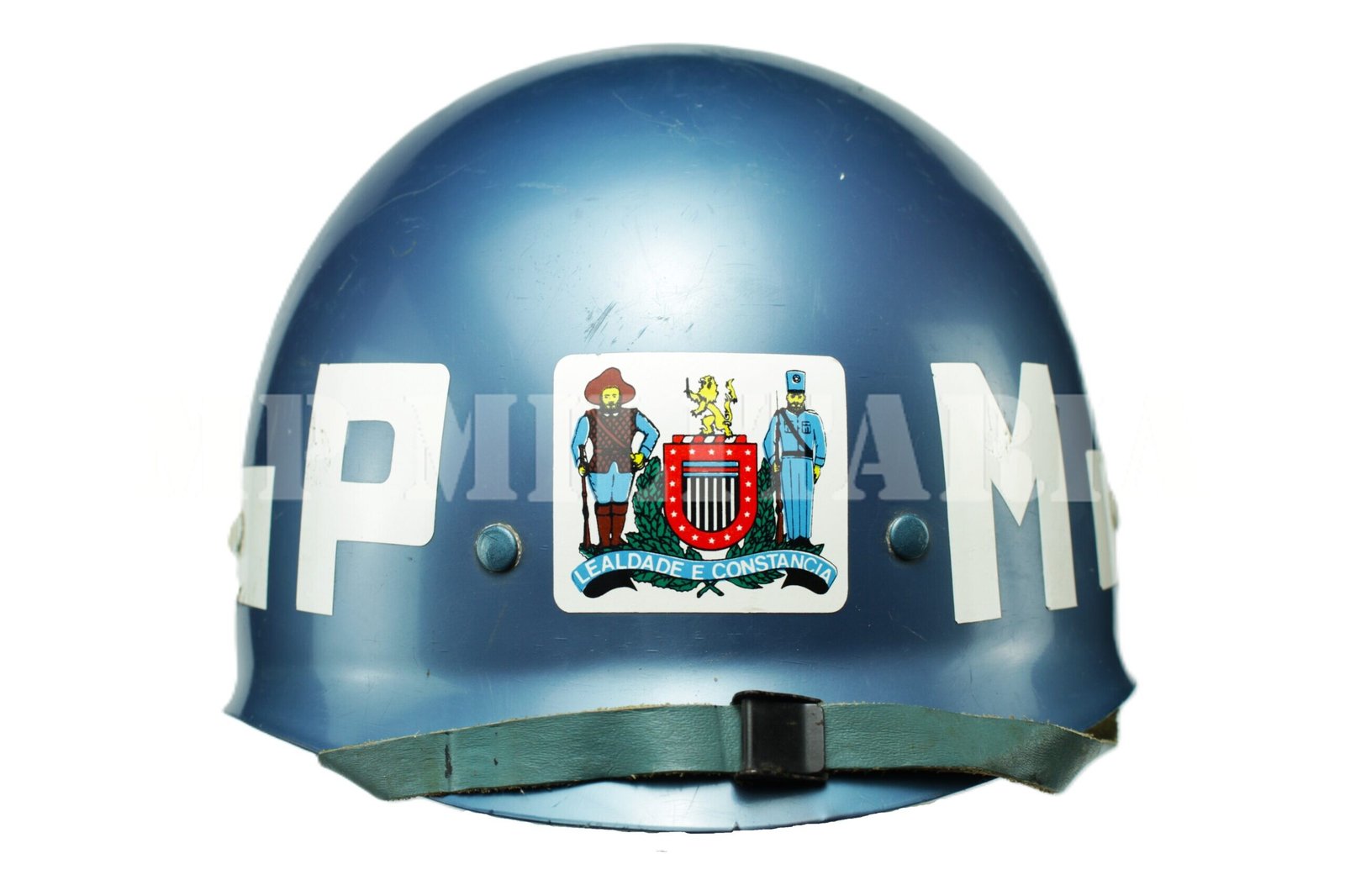 ANTIGO CAPACETE DA POLÍCIA MILITAR DE SÃO PAULO - Imagem 2