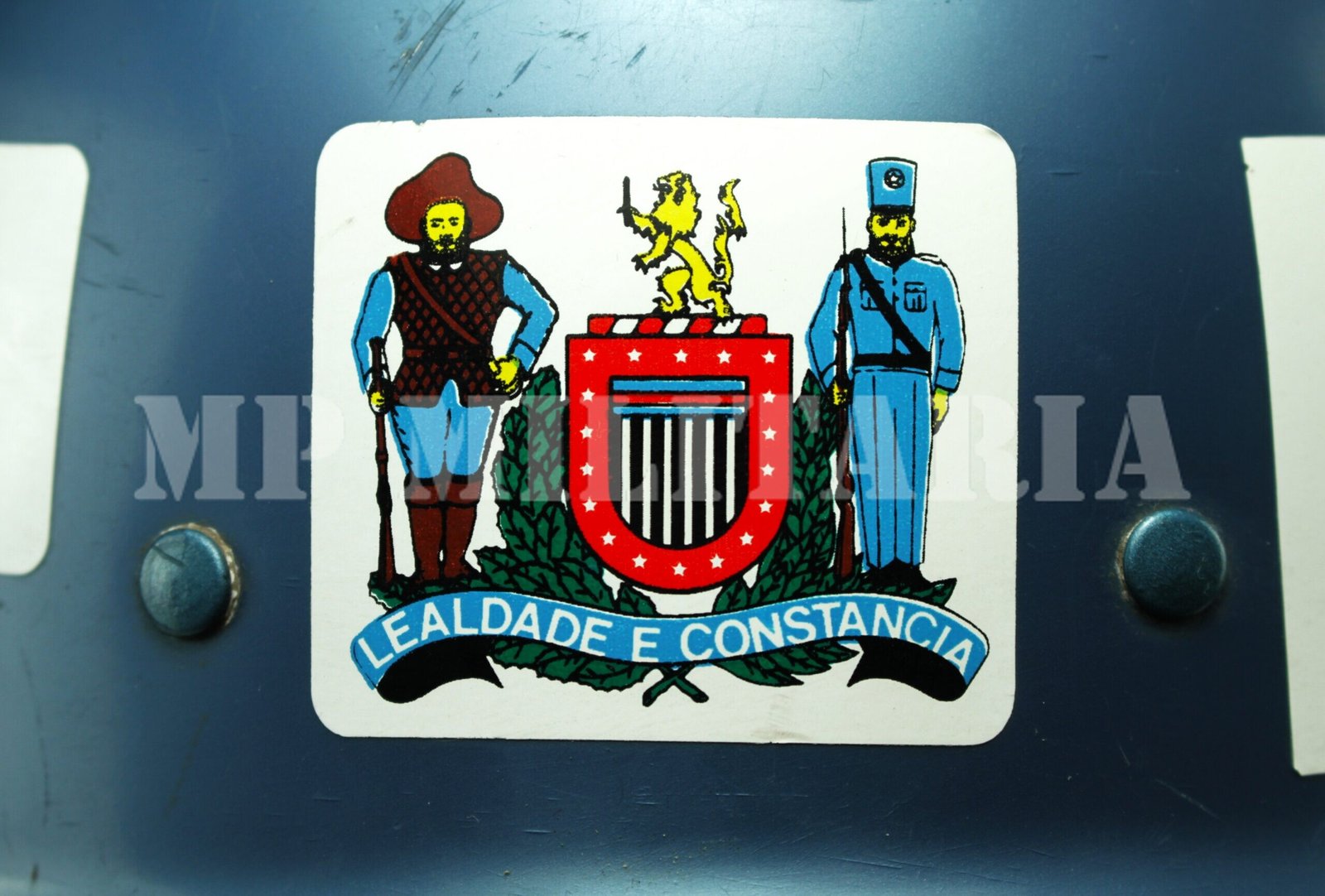 ANTIGO CAPACETE DA POLÍCIA MILITAR DE SÃO PAULO - Imagem 3
