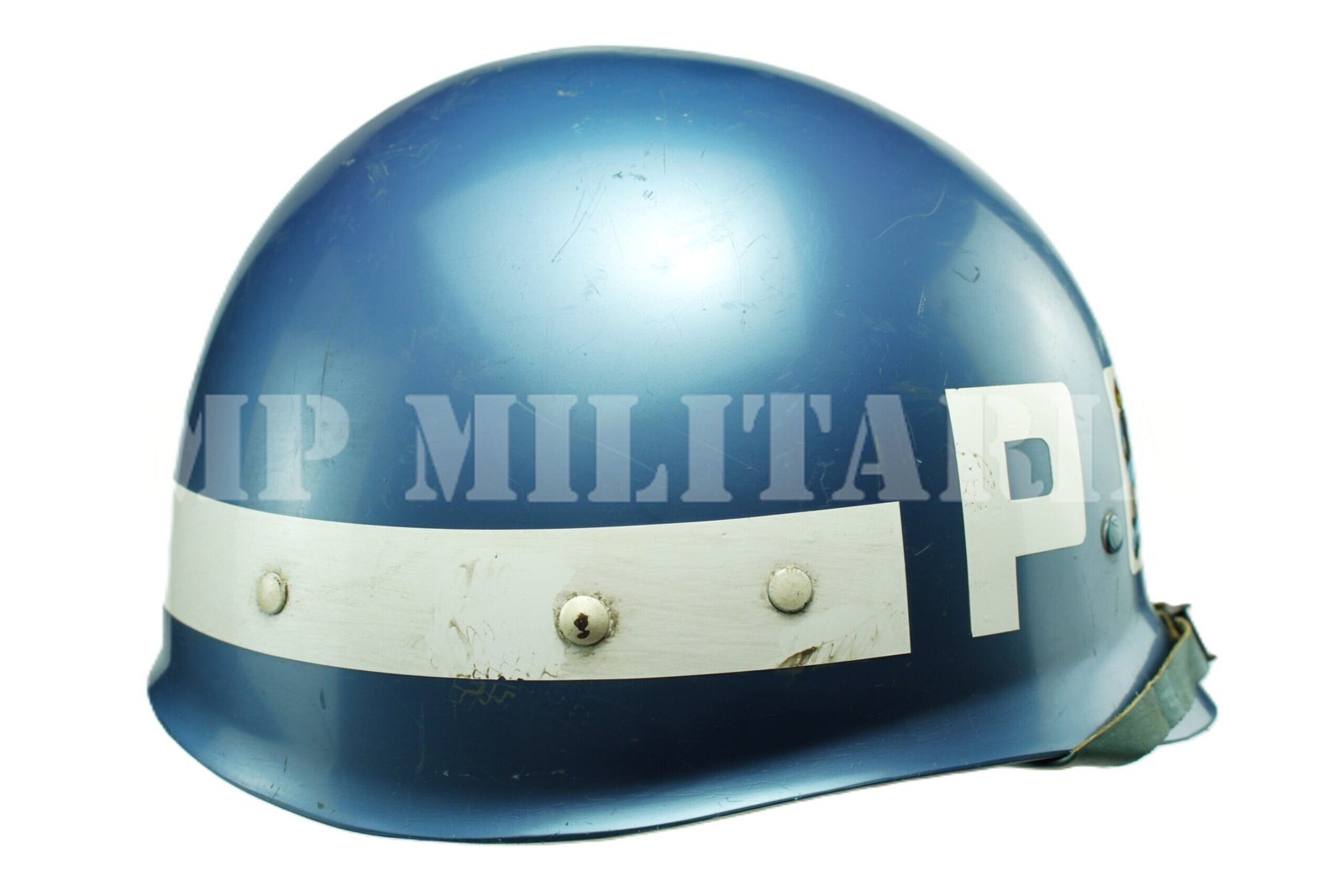 ANTIGO CAPACETE DA POLÍCIA MILITAR DE SÃO PAULO - Imagem 4