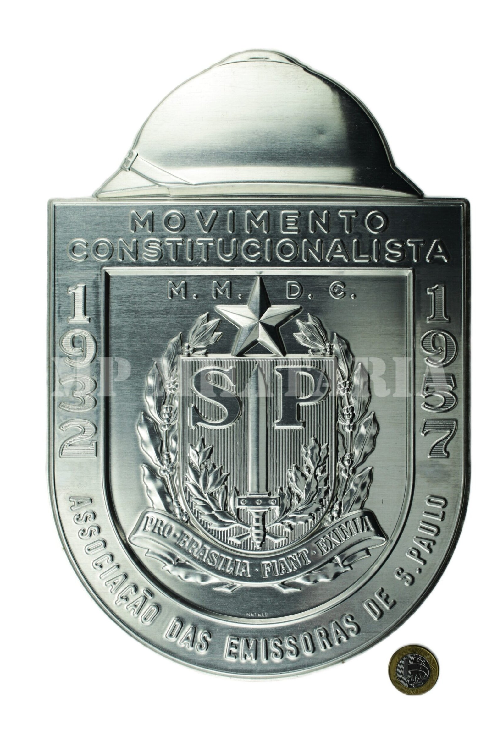 PLACA DA REVOLUÇÃO CONSTITUCIONALISTA DE 1932 - Imagem 2