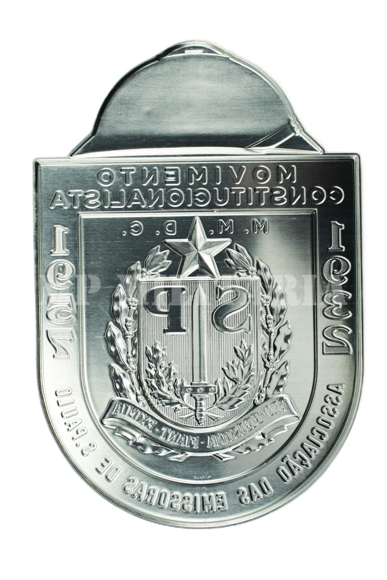 PLACA DA REVOLUÇÃO CONSTITUCIONALISTA DE 1932 - Imagem 3