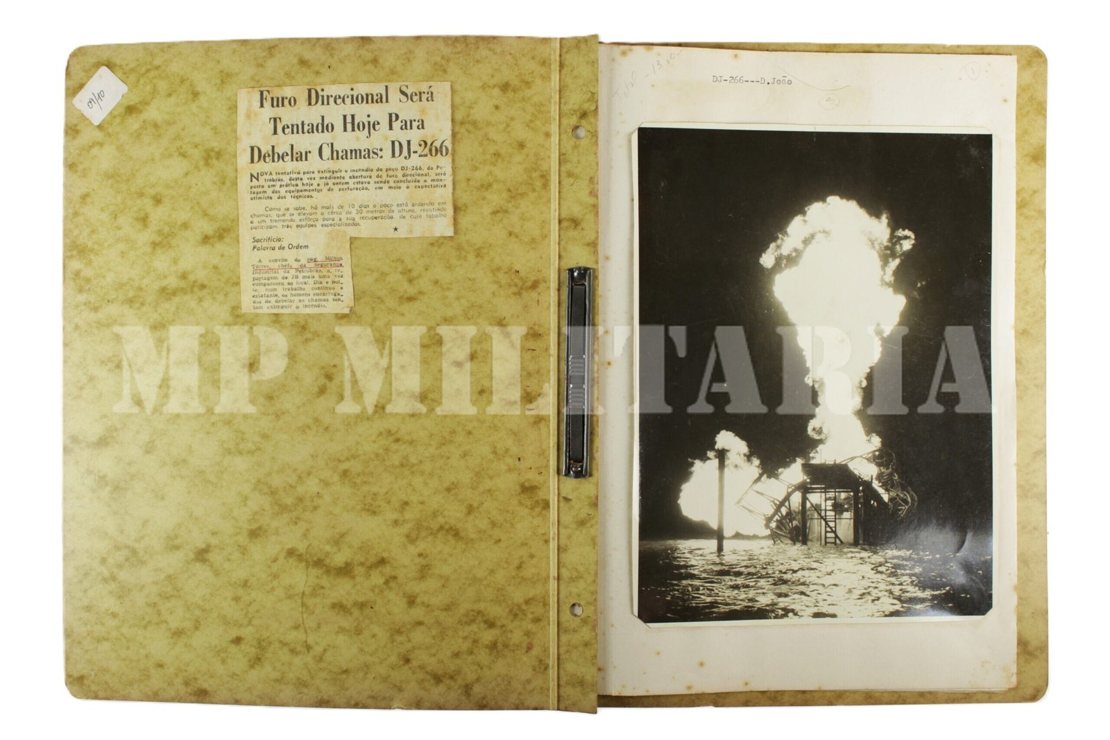 RELATÓRIOI DO INCÊNDIO DO POÇO DJ-266 DA PETROBRAS – ANOS 50 - Imagem 2