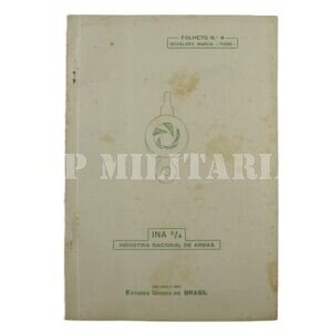 MANUAL Nº4 DO REVÓLVER TIGRE DA INA – INDÚSTRIA NACIONAL DE ARMAS – ANOS 60
