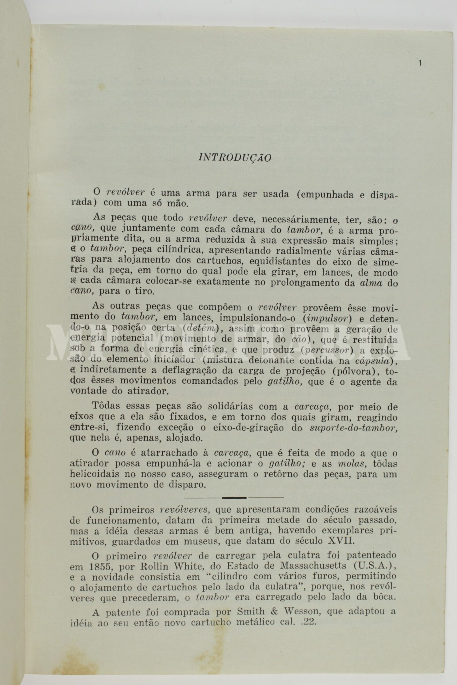 MANUAL Nº4 DO REVÓLVER TIGRE DA INA – INDÚSTRIA NACIONAL DE ARMAS – ANOS 60 - Imagem 2