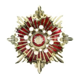 BROCHE / PLACA NO FORMATO DE ORDEM DO JAPÃO