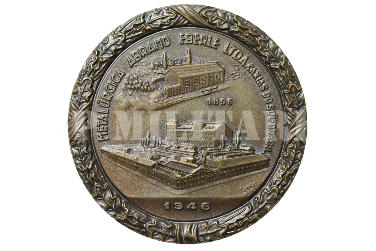 MEDALHA DA METALÚRGICA ABRAMO EBERLE – 1946 – MÓDULO MAIOR - Imagem 2