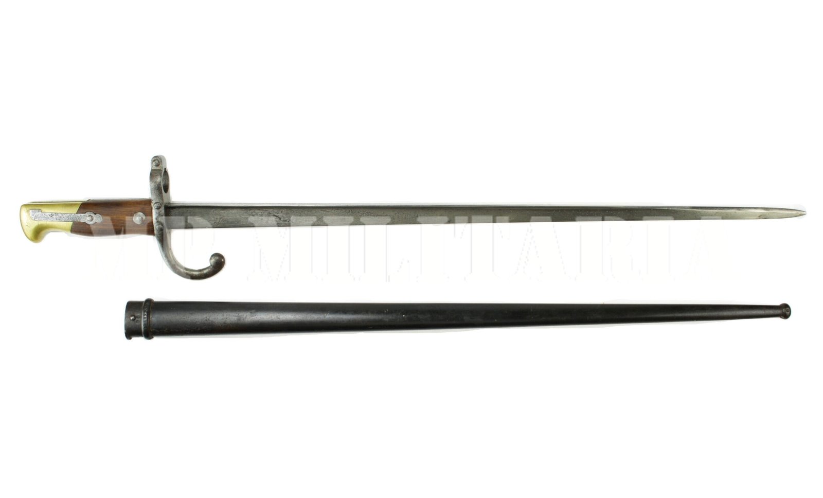 BAIONETA DA MARINHA DA FRANÇA DO FUZIL GRAS M1874 - Imagem 6