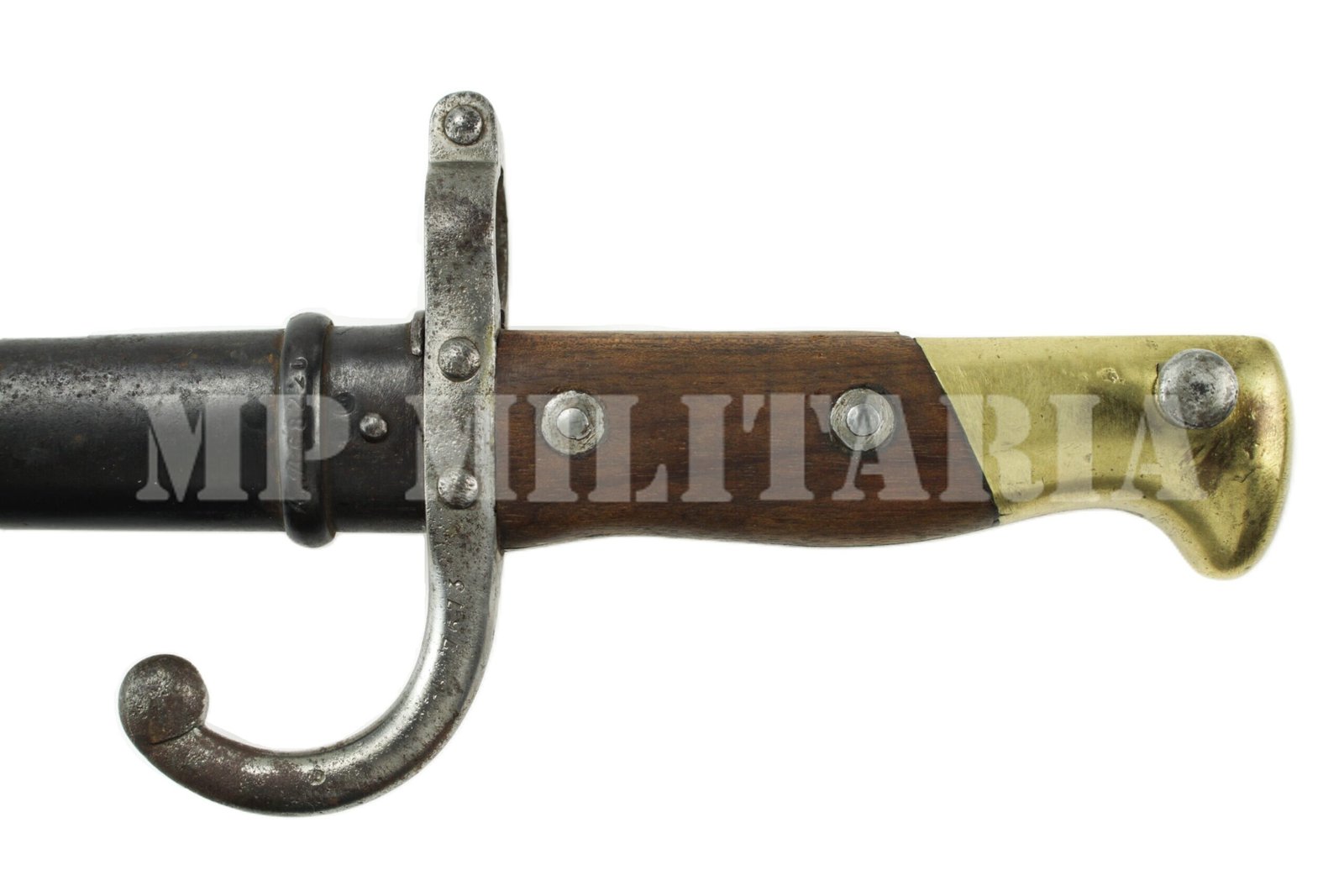 BAIONETA DA MARINHA DA FRANÇA DO FUZIL GRAS M1874 - Imagem 8