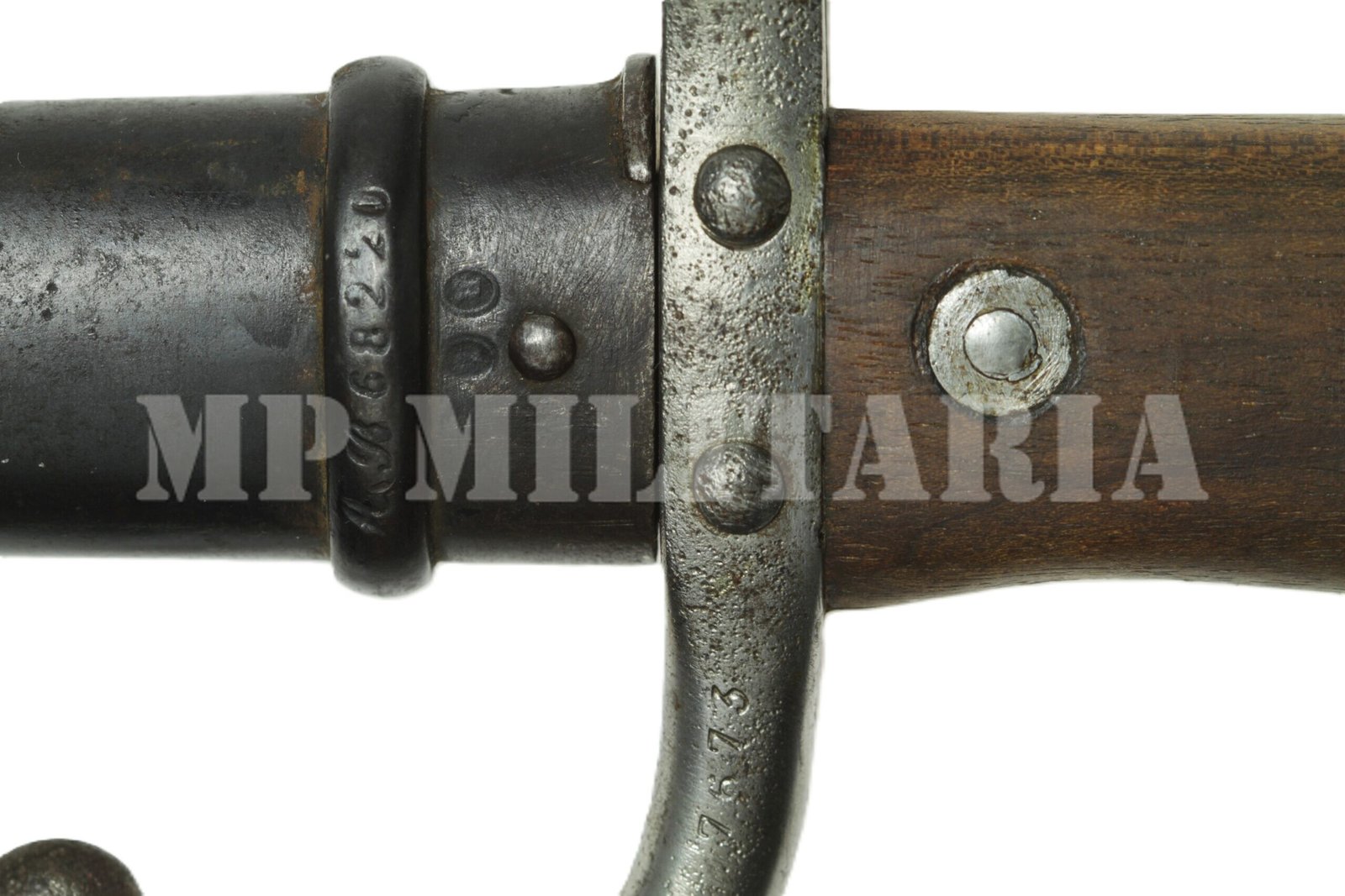 BAIONETA DA MARINHA DA FRANÇA DO FUZIL GRAS M1874 - Imagem 11