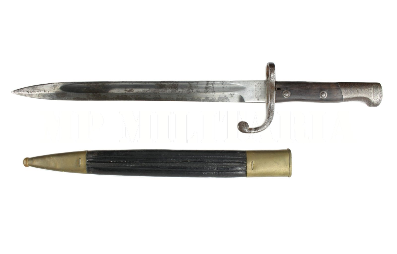 ANTIGA BAIONETA DO FUZIL MAUSER 1908 - WEYESBERG KIRSCHBAUM - Imagem 4