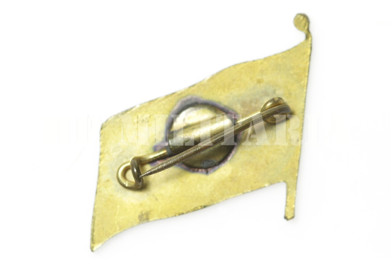 RARO PIN BANDEIRA PAULISTA COM NOSSA SENHORA APARECIDA • MAPA DO BRASIL • DOURADO – REVOLUÇÃO DE 1932 - Imagem 2