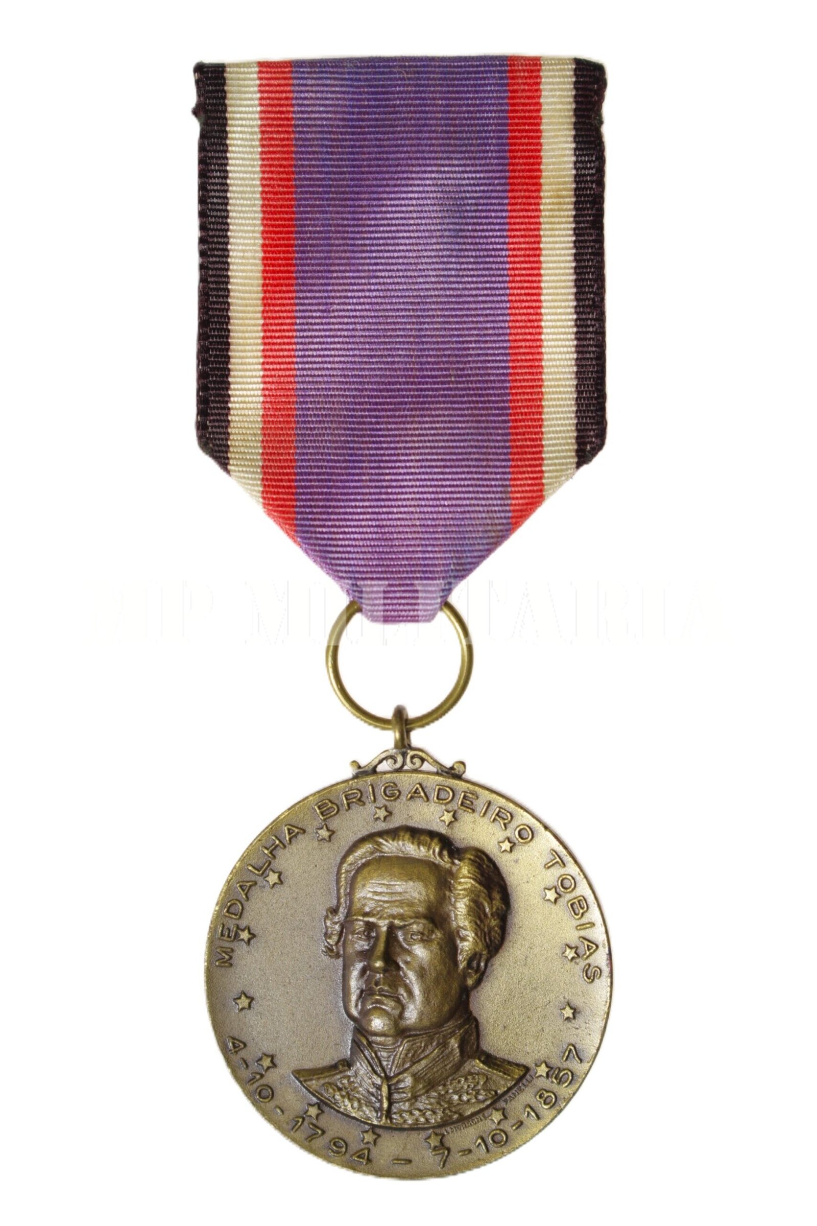 MEDALHA BRIGADEIRO TOBIAS • FORÇA PÚBLICA DE SÃO PAULO – 1º MODELO - Imagem 3